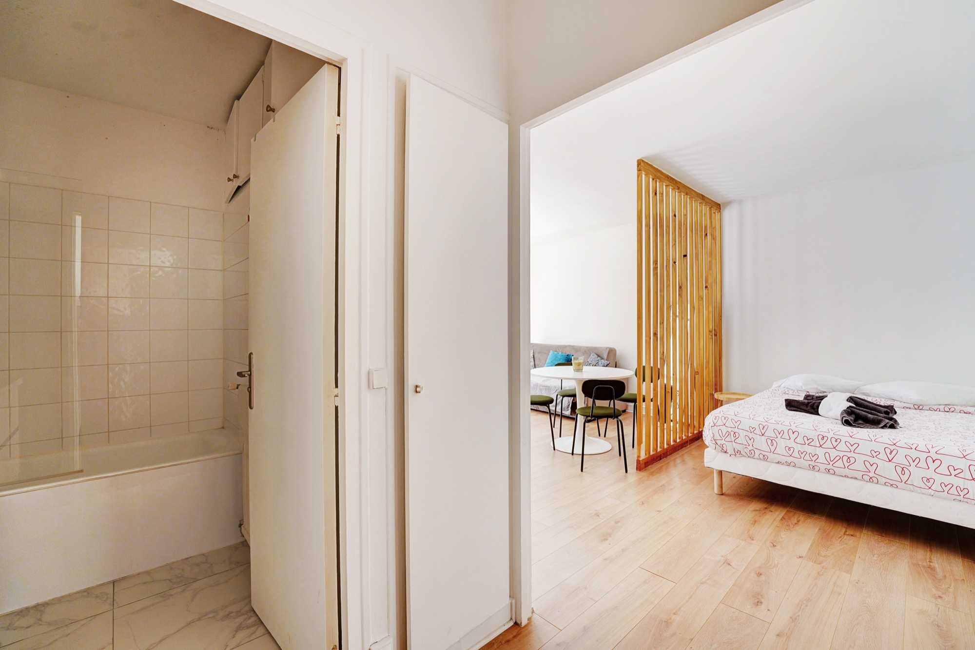 Bathroom and bedroom