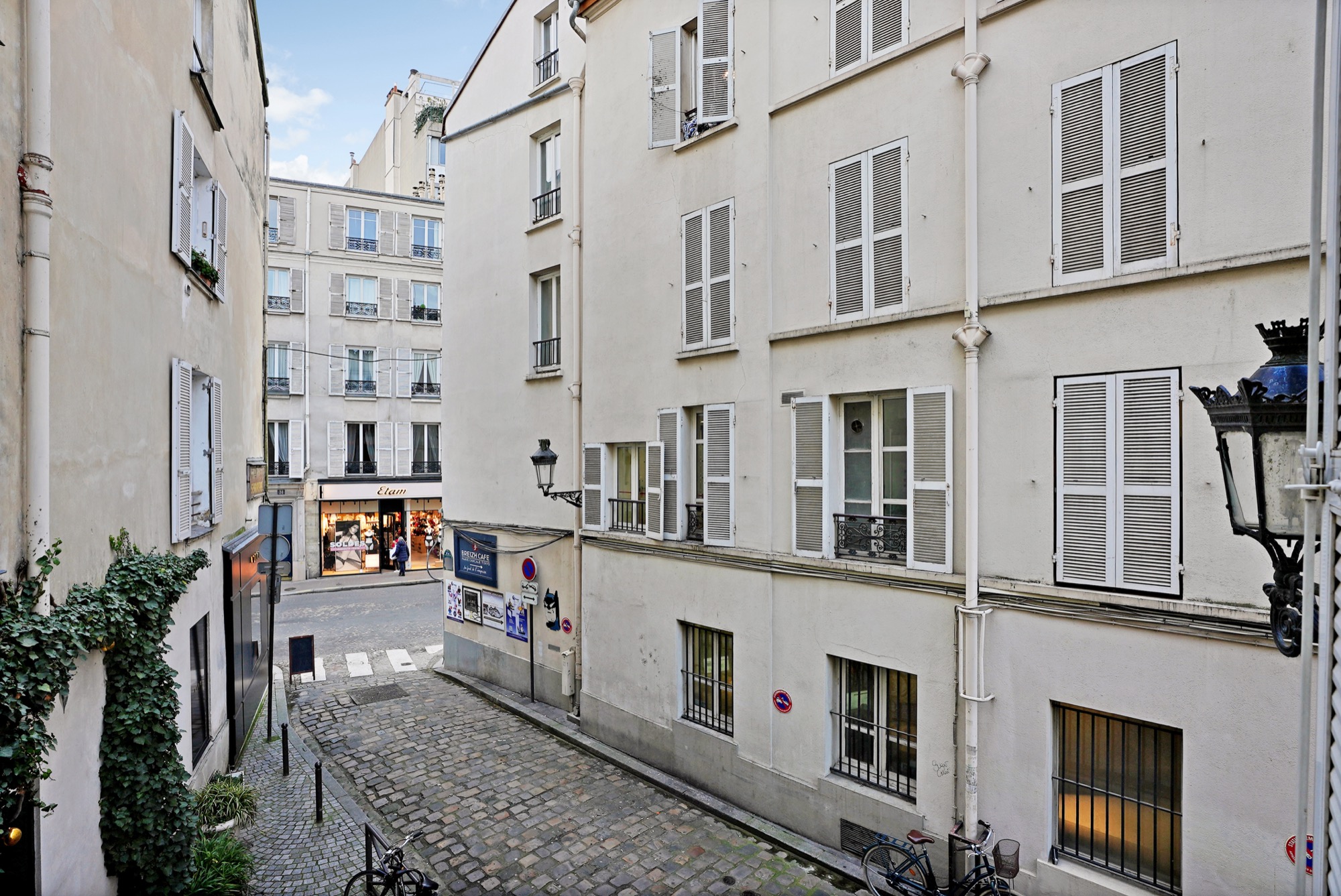 Parisian street view
